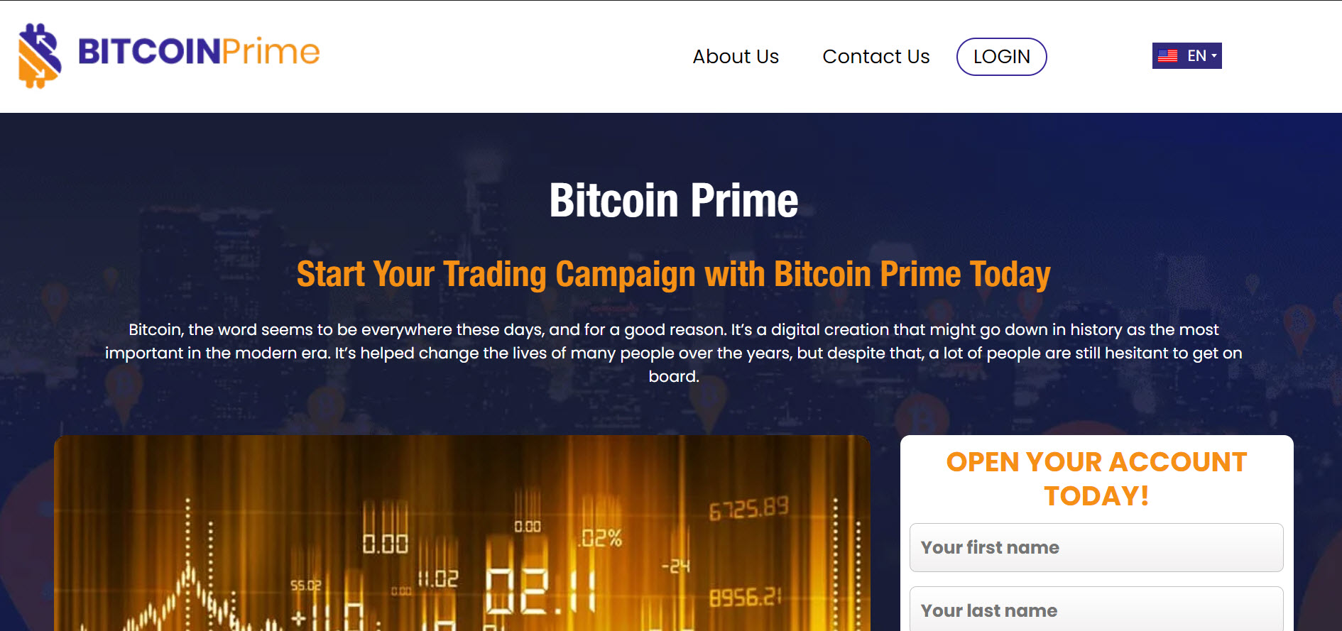 Bitcoin Prime επίσημη ιστοσελίδα