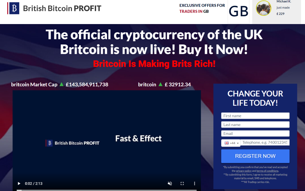 british bitcoin profit